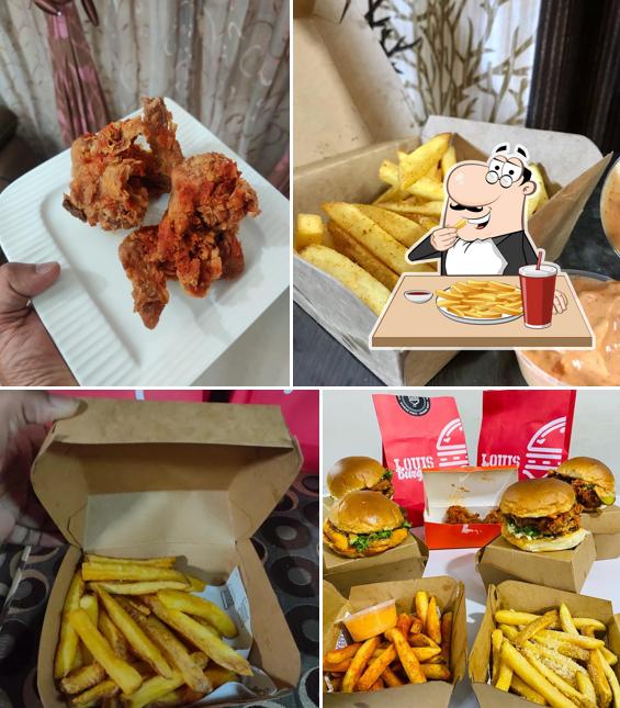French fries at Louis Burger, Indiranagar