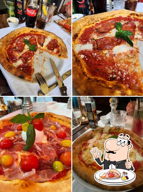Scegli una pizza a Méditerranée Bistrot