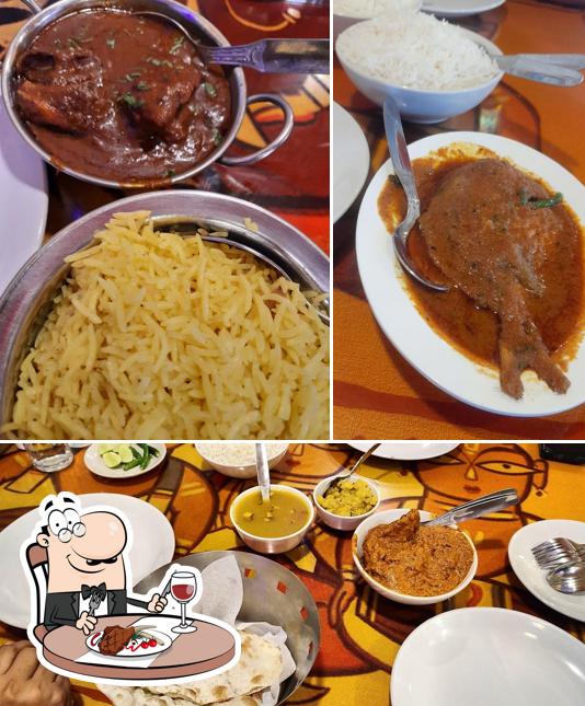 Pick meat meals at Mitra Cafe Puri