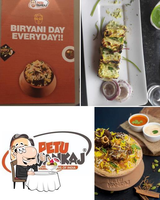 Petu Pankaj Patiala serves a variety of sweet dishes