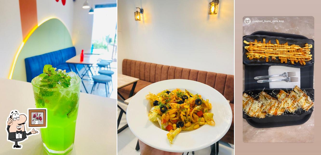 The interior of Roasted Buns Cafe