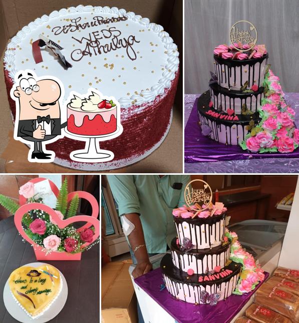 Red velvet cake at Royal Bakers