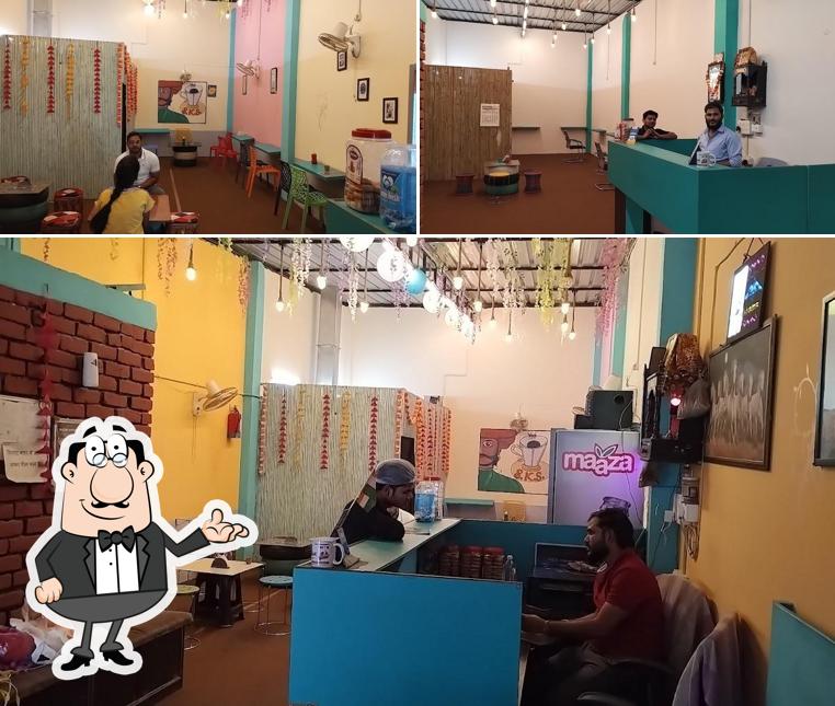 The interior of SKS Chai Sutta Cafe