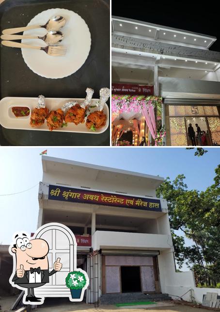 Shri Shringar Awadh Restaurant & Marraige Hall is distinguished by exterior and food
