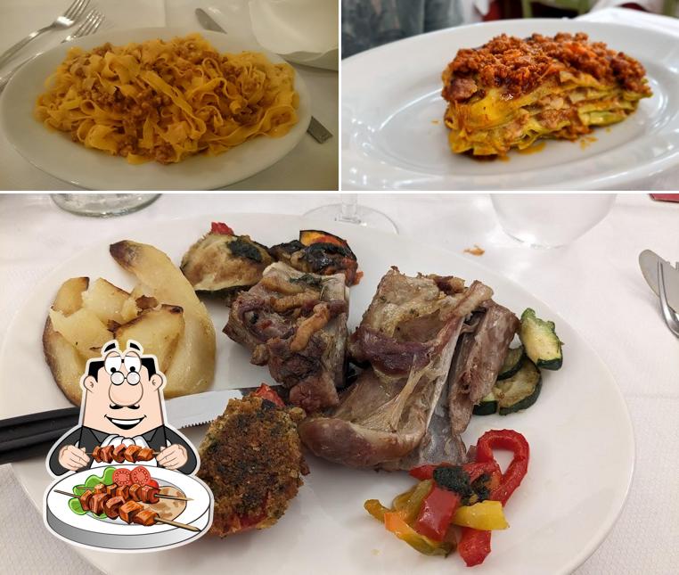 Platti al Trattoria Anna Maria