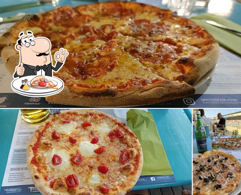 Ordina una pizza a Bagno Tiki 26 Rimini