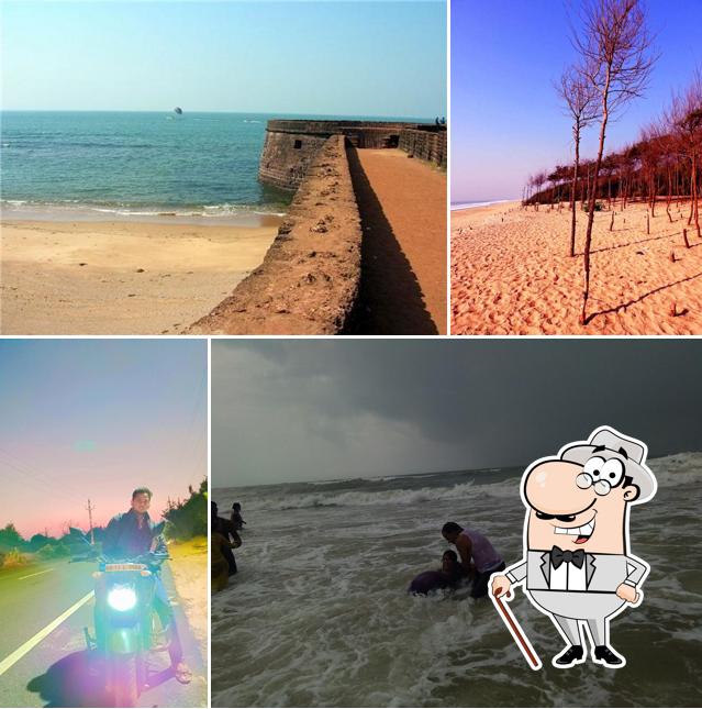 You can get some fresh air outside Chandrabhaga Golden Sea Beach