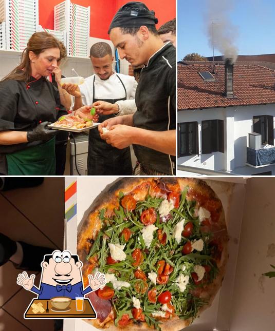 La cibo e interni del ristorante