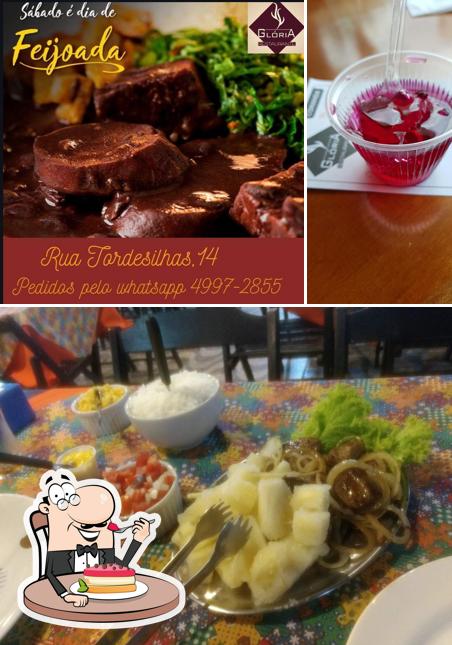Pizzaria Glória serve uma gama de pratos doces