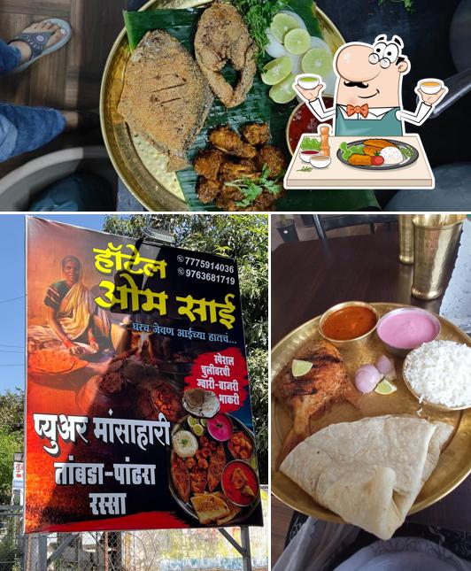 Food at Hotel Om Sai