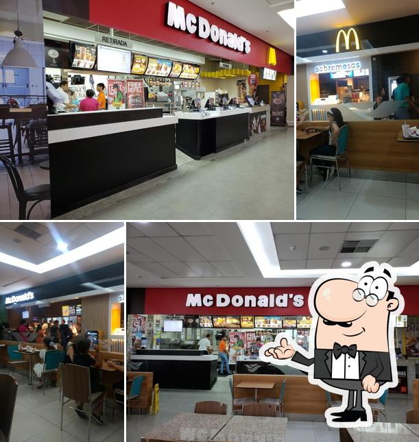 O interior do McDonald's