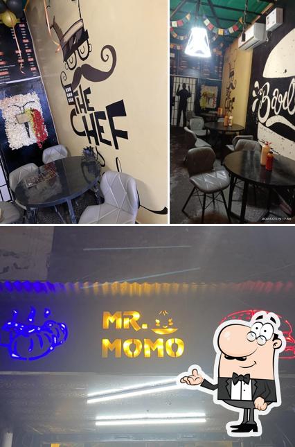 The interior of Mr. Momo Panipat