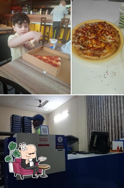 The interior of Pizza King Express