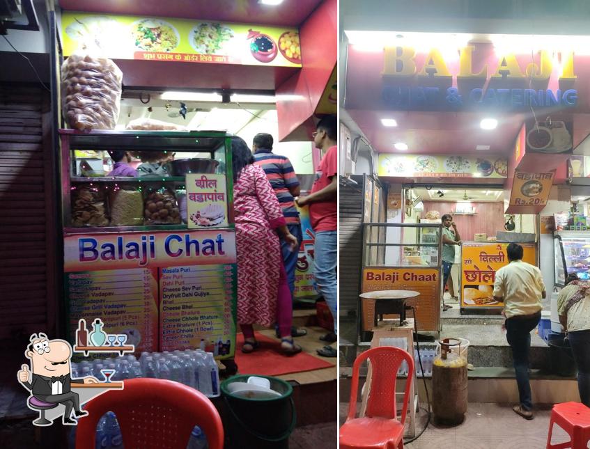 The interior of Balaji Chat And Catering