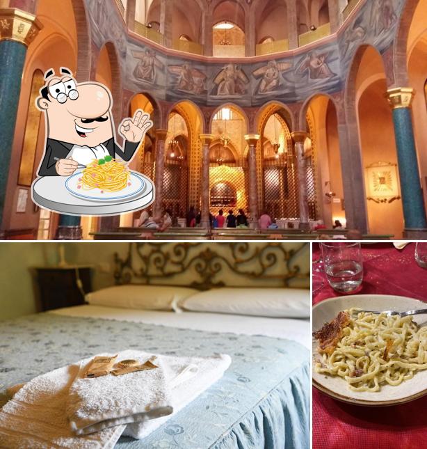 Spaghetti alla carbonara al Casale La Palombara - Valnerina