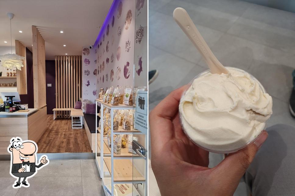 Gli interni di D'Ambrosio Gelateria Naturale Udine