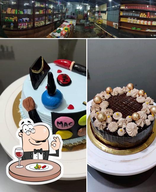 Among different things one can find food and interior at Geetham Bakery