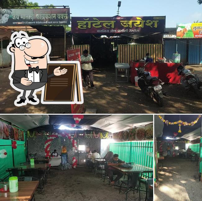 The restaurant's exterior and interior