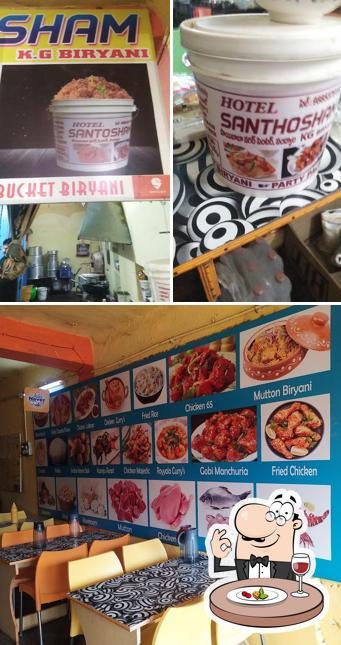 Food at Hotel santosham