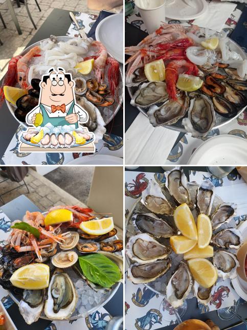 Ostriche al Pescheria Lo Scoglio
