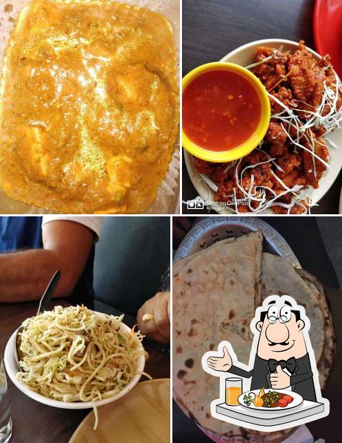 Food at spice up restaurant