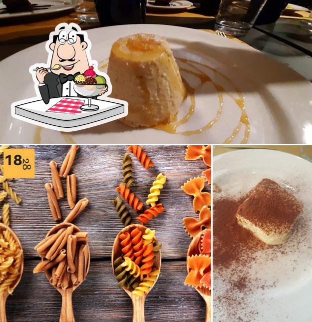 Trattoria 18/28 serve un'ampia varietà di dolci