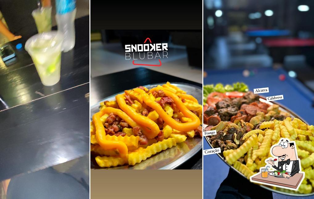 Comida em Snooker Blu Bar Blumenau