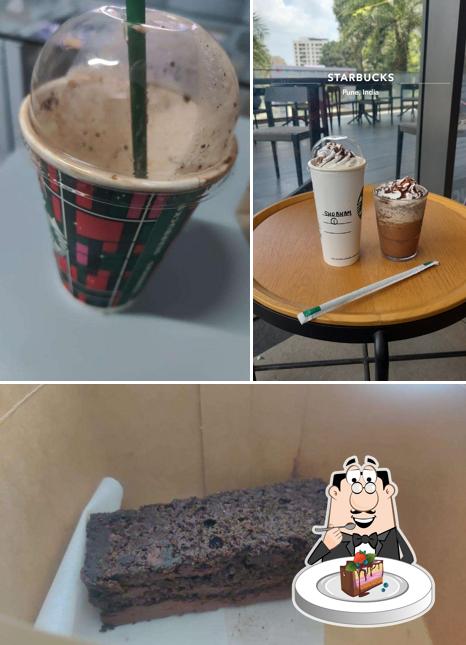 Chocolate cake at Starbucks