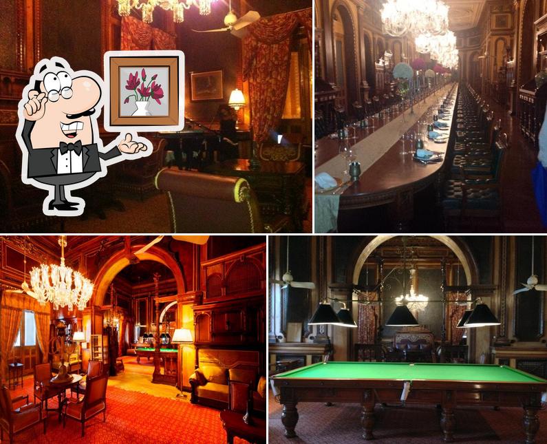 The interior of Hookah Lounge