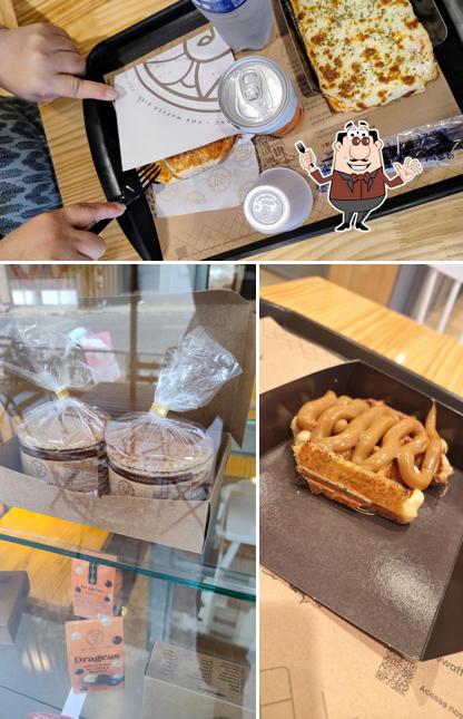 Comida em The Waffle King São Bernardo