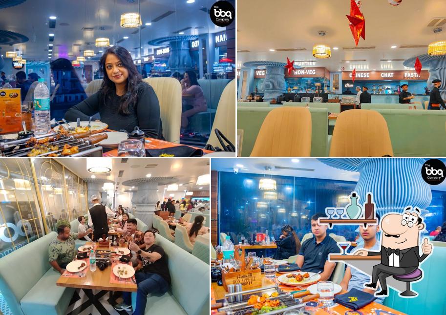 The interior of The Barbeque Company Guwahati Buffet Restaurant