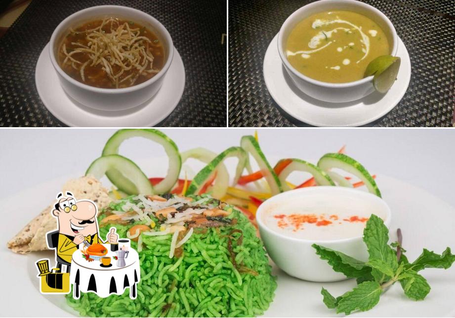 Food at Roots Restaurant