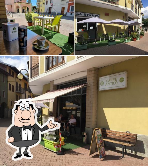 Gli interni di Caffé Antico