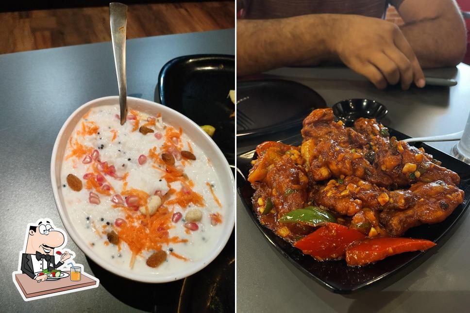 Food at Hunter’s Den Veg & Non-Veg Restaurant