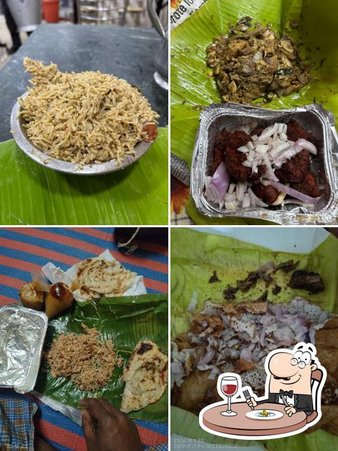 Food at Madurai Sri Muniyandi Vilas