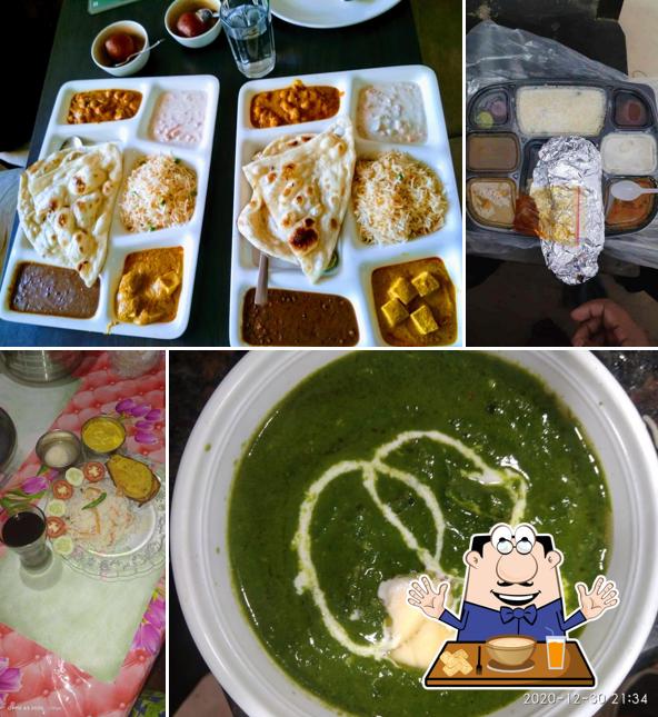 Meals at New Paul Dhaba Veggie Hub Veg Restaurant