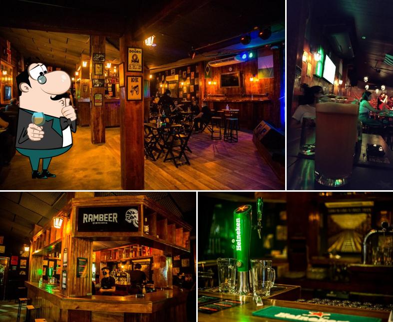 See this picture of Locomotiva Irish Pub
