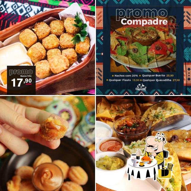 Comida em El Compadre Mexicano