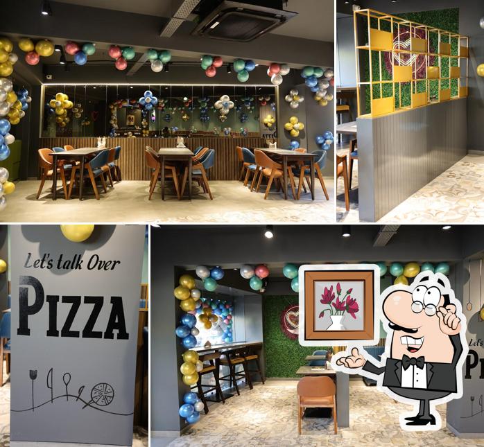 The interior of La Pino'z Pizza - Vastrapur Lake, Ahmedabad