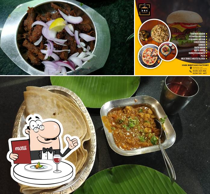 Food at NMR Biriyani House