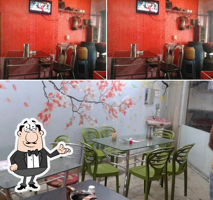 The interior of New Star Haji Biryani