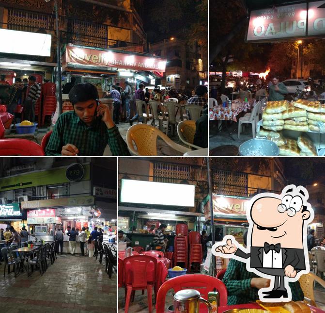 The interior of Novelty Pav Bhaji