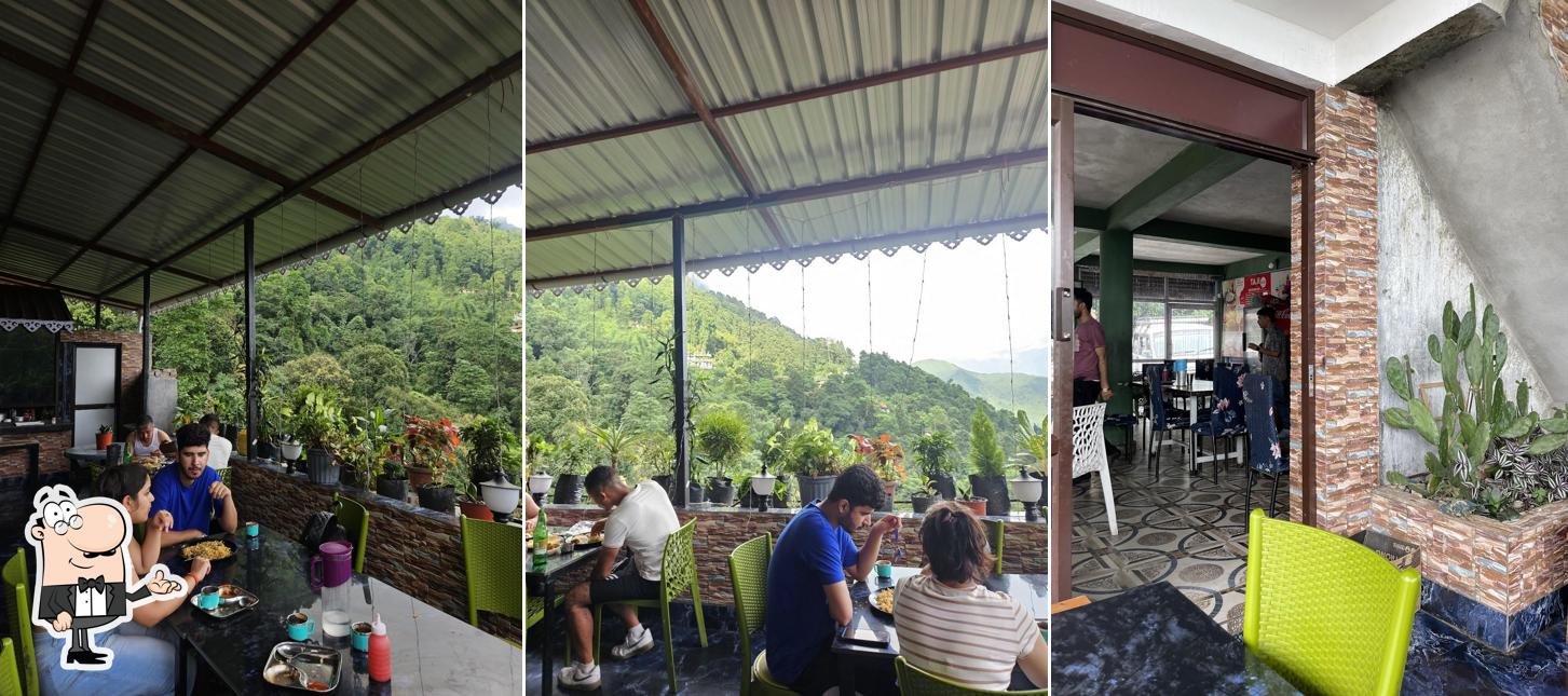 The interior of Taji Hotel