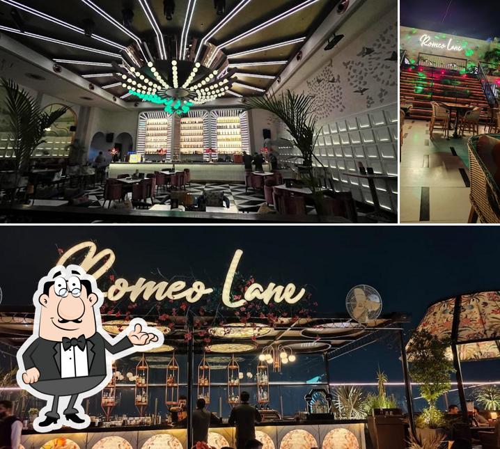 Take a seat at one of the tables at Romeo Lane The Brew Garden