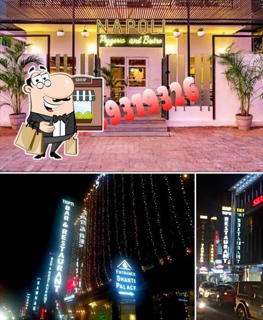 The exterior of Tripti Restaurant & Bar