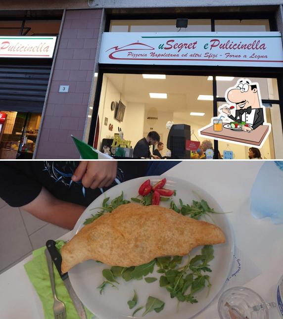 Platti al Pizzeria "U Segret e Pulicinella"