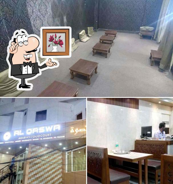This is the picture depicting interior and exterior at Al Qaswa
