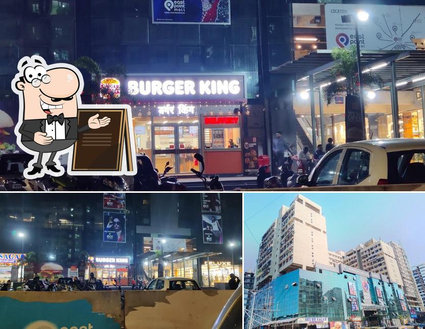 The exterior of Burger King