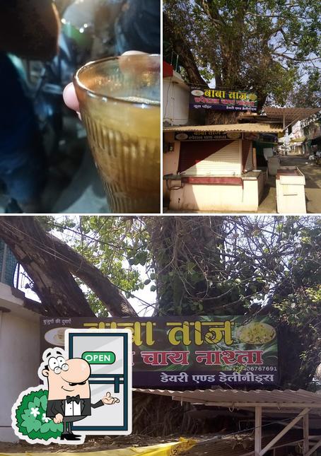 The restaurant's exterior and beer
