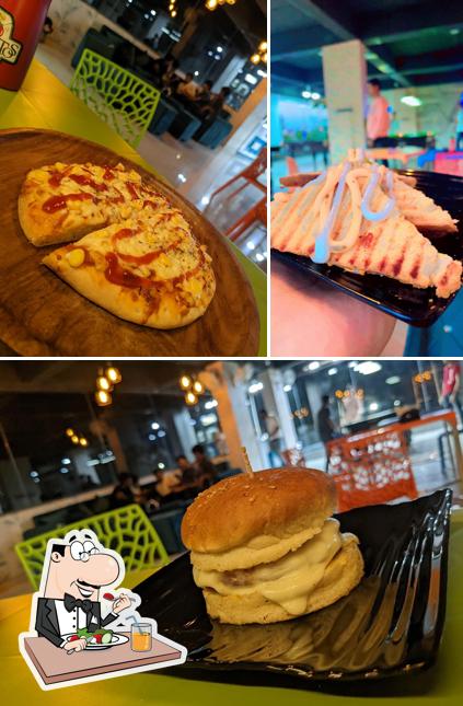 Food at Galaxy billiards & cafe